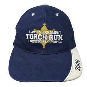 Law Enforcement Torch Run For Special Olympics Baseball Cap Blue OS Adjustable